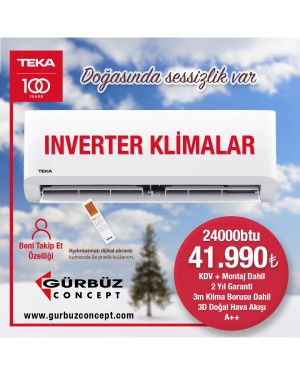 TEKA 24BTU ACI 124 WH KLİMA