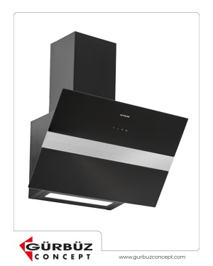 Silverline 3472 Bold 60lık Siyah Davlumbaz