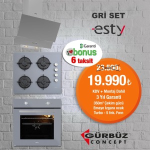 ESTY GRİ SET