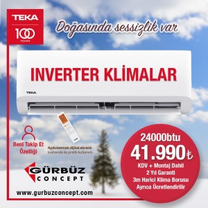 TEKA 24BTU ACI 124 WH KLİMA