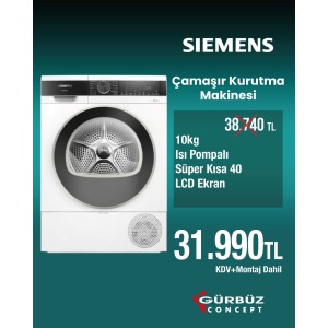 SİEMENS WQ52G201TR ÇAMAŞIR KURUTMA MAKİNESİ
