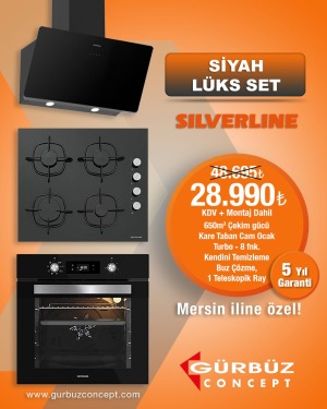Silverline Siyah Lüks Set
