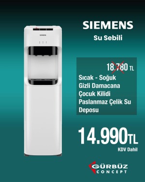 SIEMENS DW15704 SU SEBİLİ BEYAZ