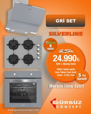 Silverline Gri Set