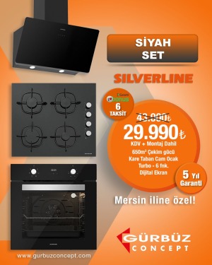 Silverline Siyah Set