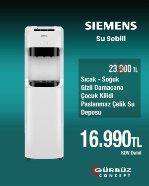 SIEMENS DW15704 SU SEBİLİ BEYAZ